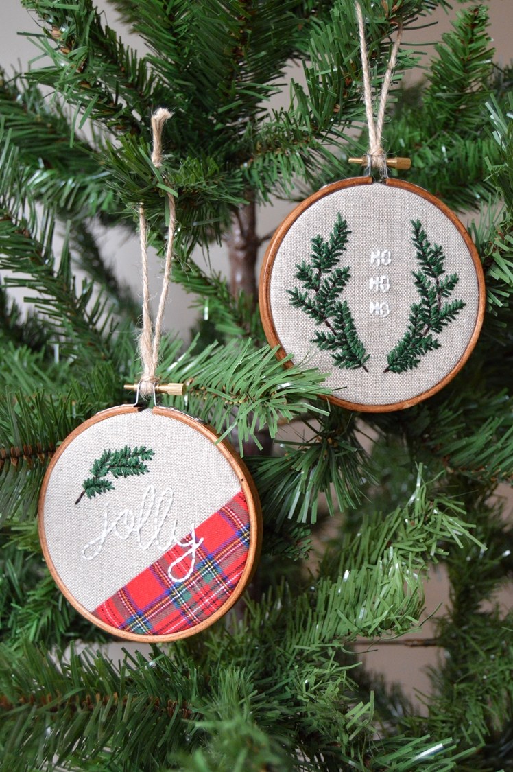 Christmas Embroidery Tree Decoration | Midgins'